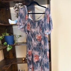Floral Maxi Dress - Large/XL